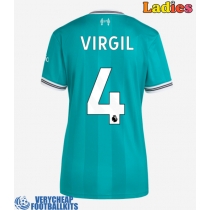 Liverpool Virgil van Dijk #4 Replica Third Shirt Ladies 2025-26 Short Sleeve